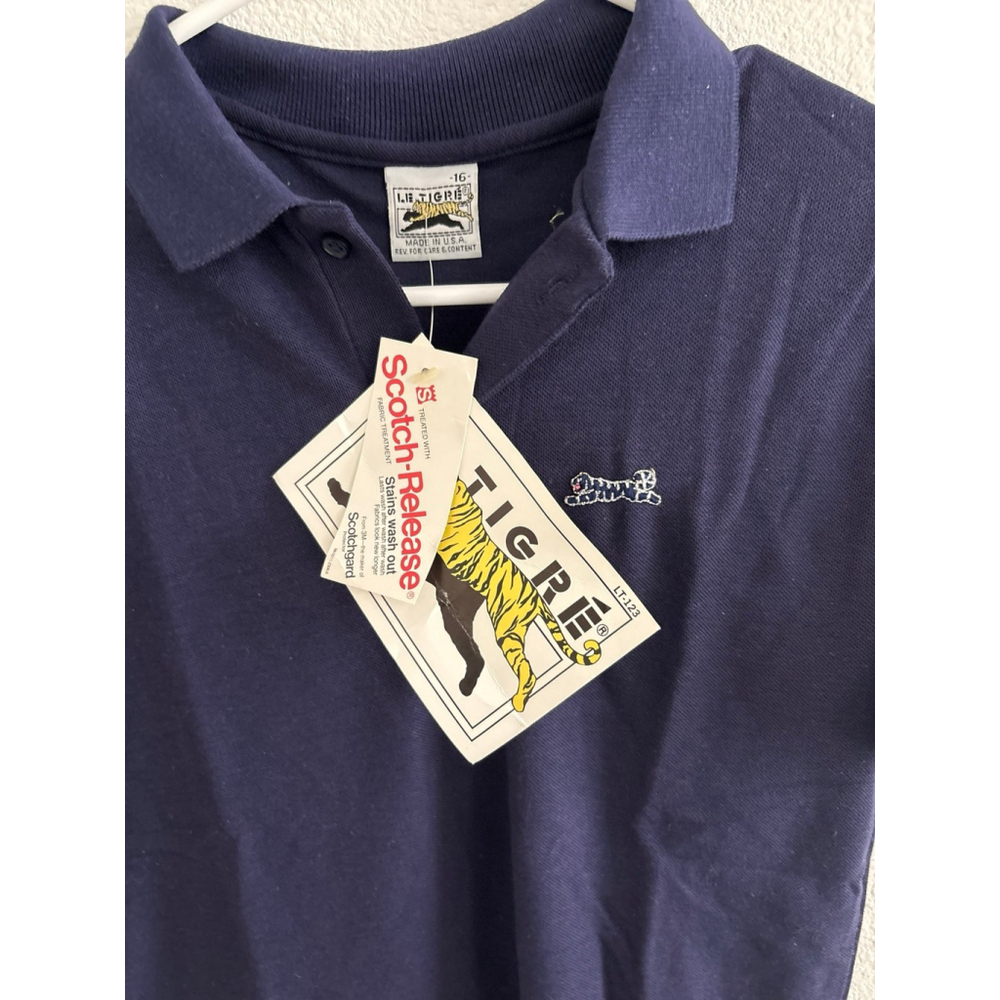 NWT Le Tigre Boy's Polo Shirt size 16 - Picture 2 of 5